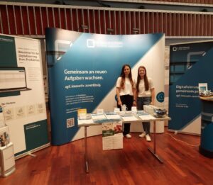 Unser Stand beim Industrietag der Hochschule Esslingen.