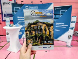 Unser Stand am Tigers Career Day in Tübingen.